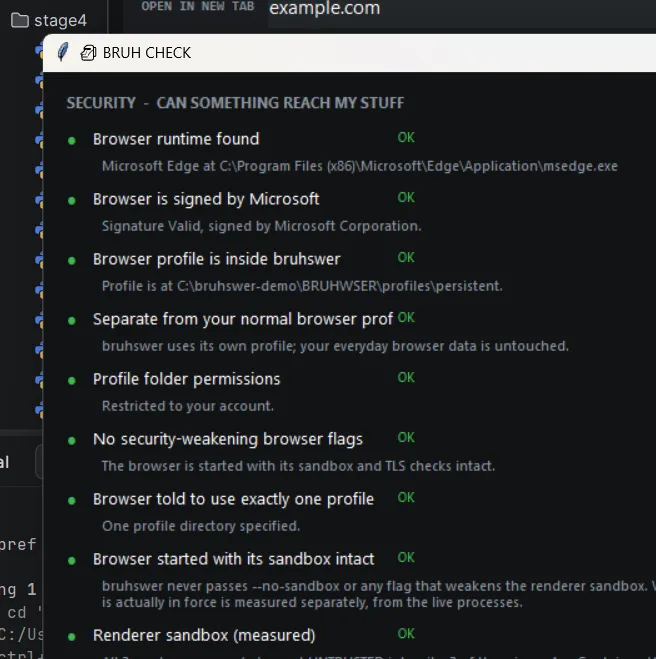 bruhswer: enforcement check